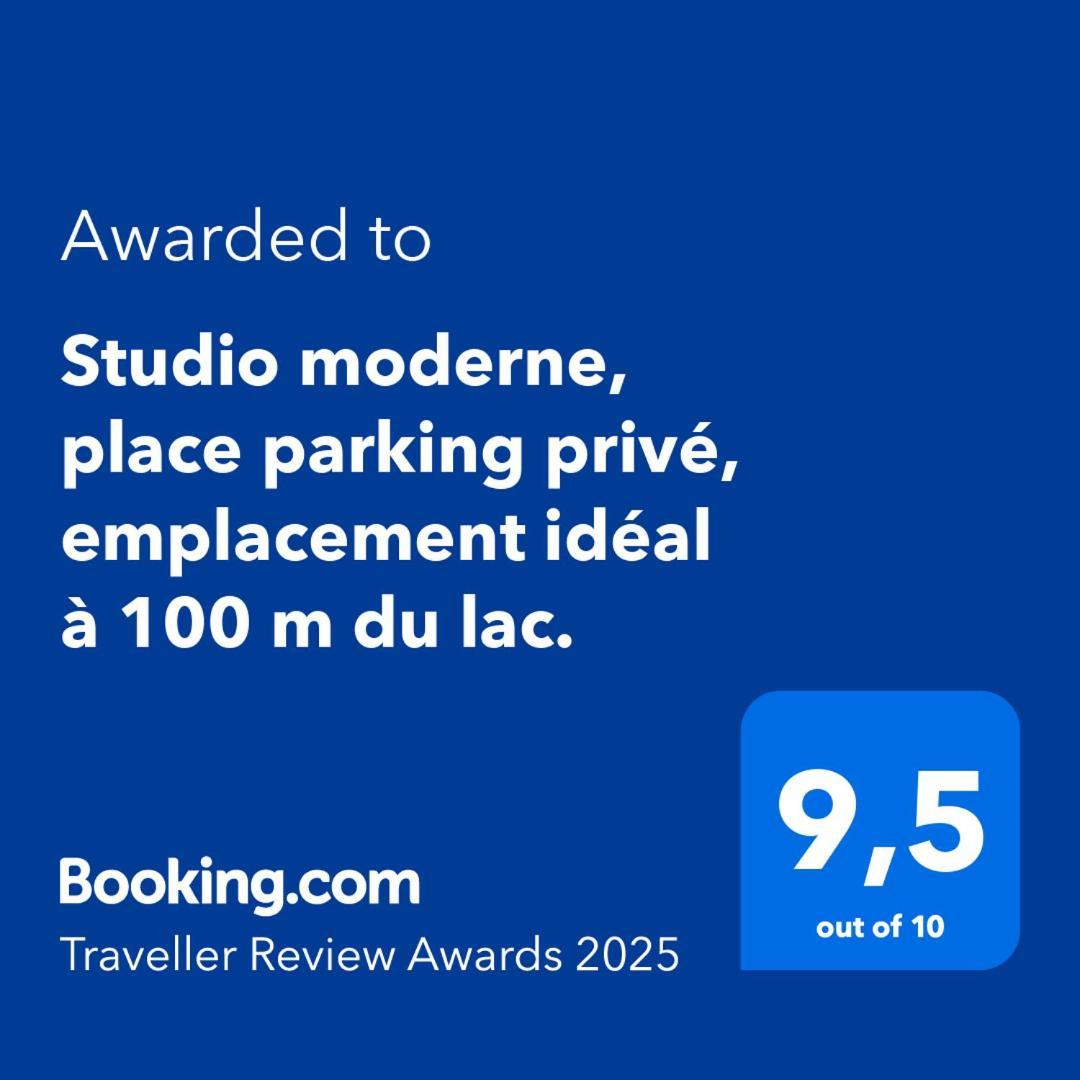 Studio Moderne, Place Parking Prive, Emplacement Ideal A 100 M Du Lac. Анси Экстерьер фото
